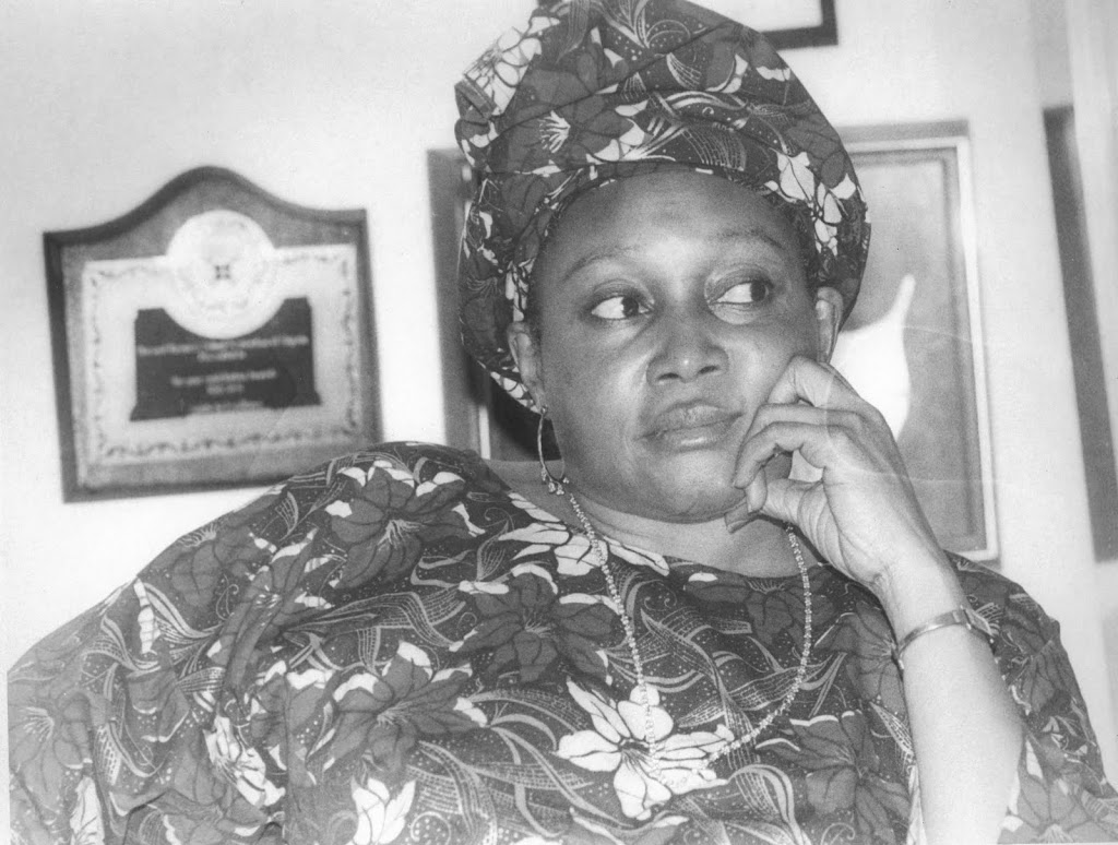 Democracy heroine, Kudirat Abiola, 1951-1996