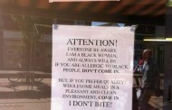 Café owner warns would-be customers who are ‘allergic to black people’ not to enter