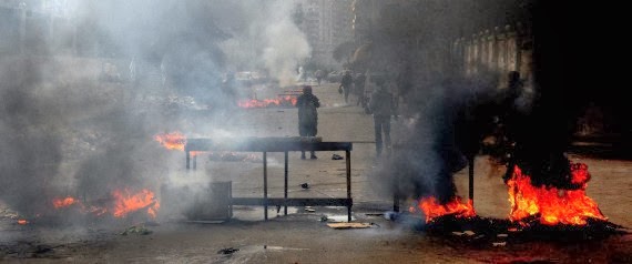 Egypt clashes leave 13 protesters dead