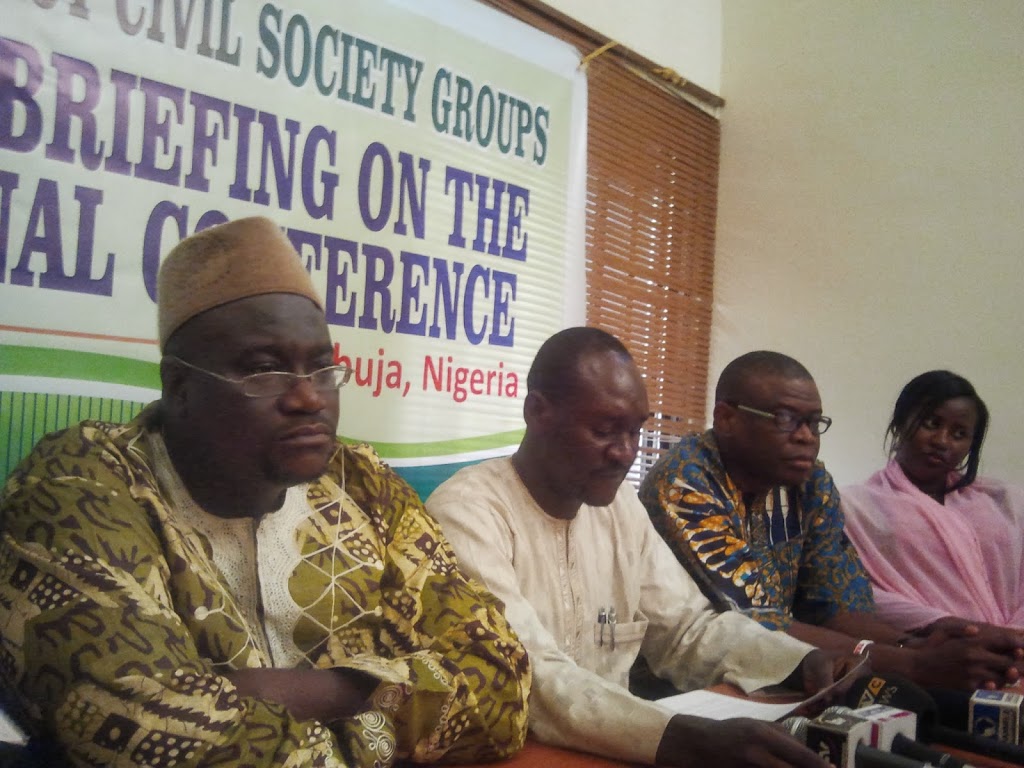 Nigeria’s pro-democracy civil society organisations announce program of action for National Conference