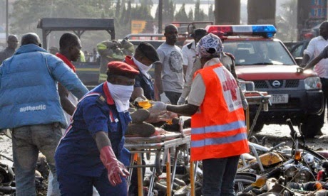 Nigerian bus station hit by deadly explosion