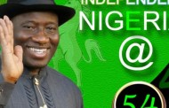 President Goodluck Jonathan on Nigeria's 54th independence anniversary