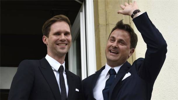 Luxembourg PM becomes first EU leader to wed gay lover