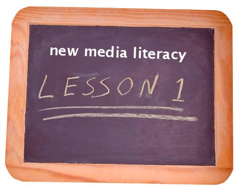 A lesson in media literacy