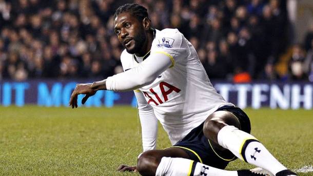 Emmanuel Adebayor leaves Tottenham as contract cancelled