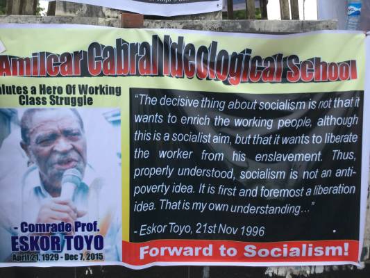 Eskor Toyo and the struggle of the working peoples – For workers’ power, popular democracy, socialism