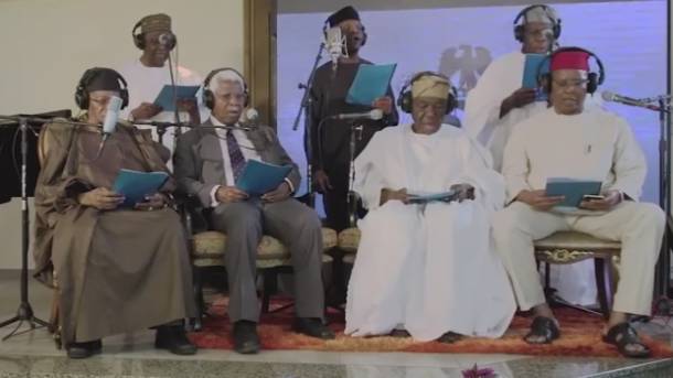 Hymn of peace by Nigerian leaders strikes some as off key