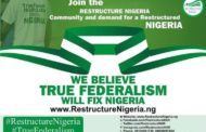 Restructure, the only option for Nigeria