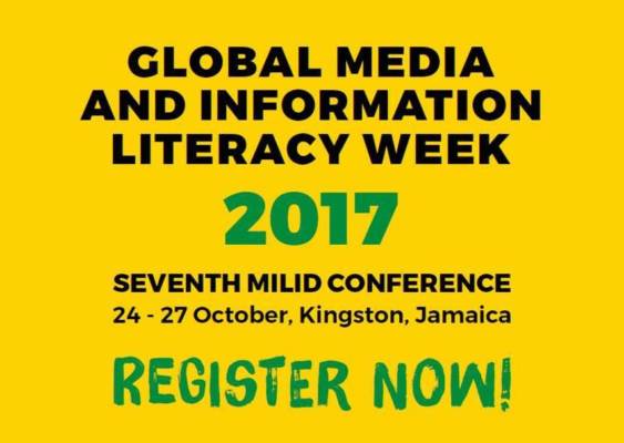 Registration opens for 7th Media and Information Literacy and Intercultural Dialogue (MILID) Conference, 24-27 October, Kingston, Jamaica