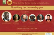Gambari, others to speak on conflict reporting at the 10th Wole Soyinka Centre lecture