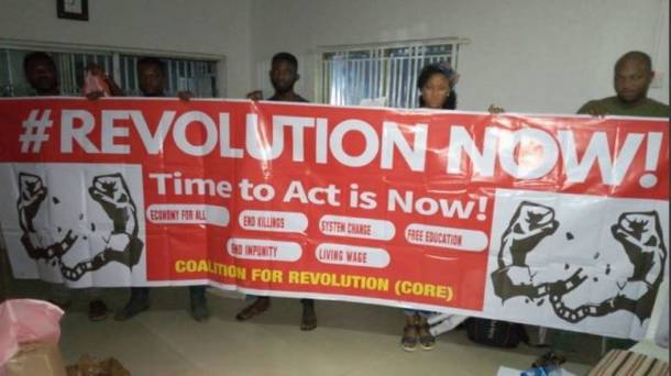 Preliminary notes on #RevolutionNow