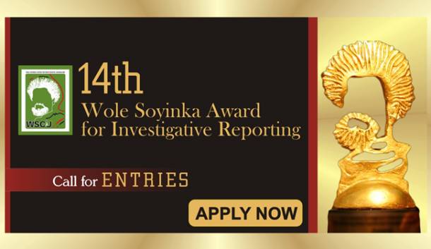 Wole Soyinka Centre invites entries for investigative reporting award, introduces online application for select categories