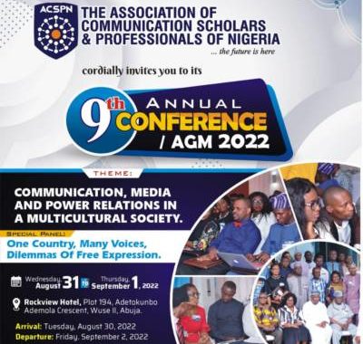 ACSPN 2022 Conference and AGM on August 31 & Sept 1: Speakers & Special Panellists from Ghana, Brazil, USA, and Nigeria